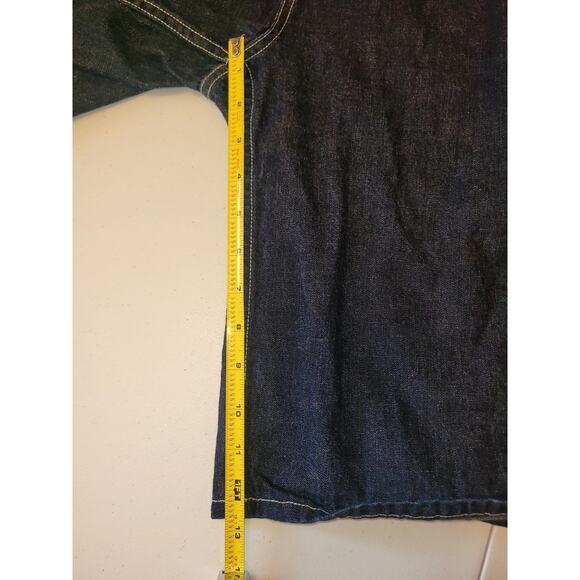 Vintage Tommy Jeans Tommy Hilfiger Carpenter Shorts/Jorts Y2K Baggy Denim| Sz 38 - Picture 14 of 16